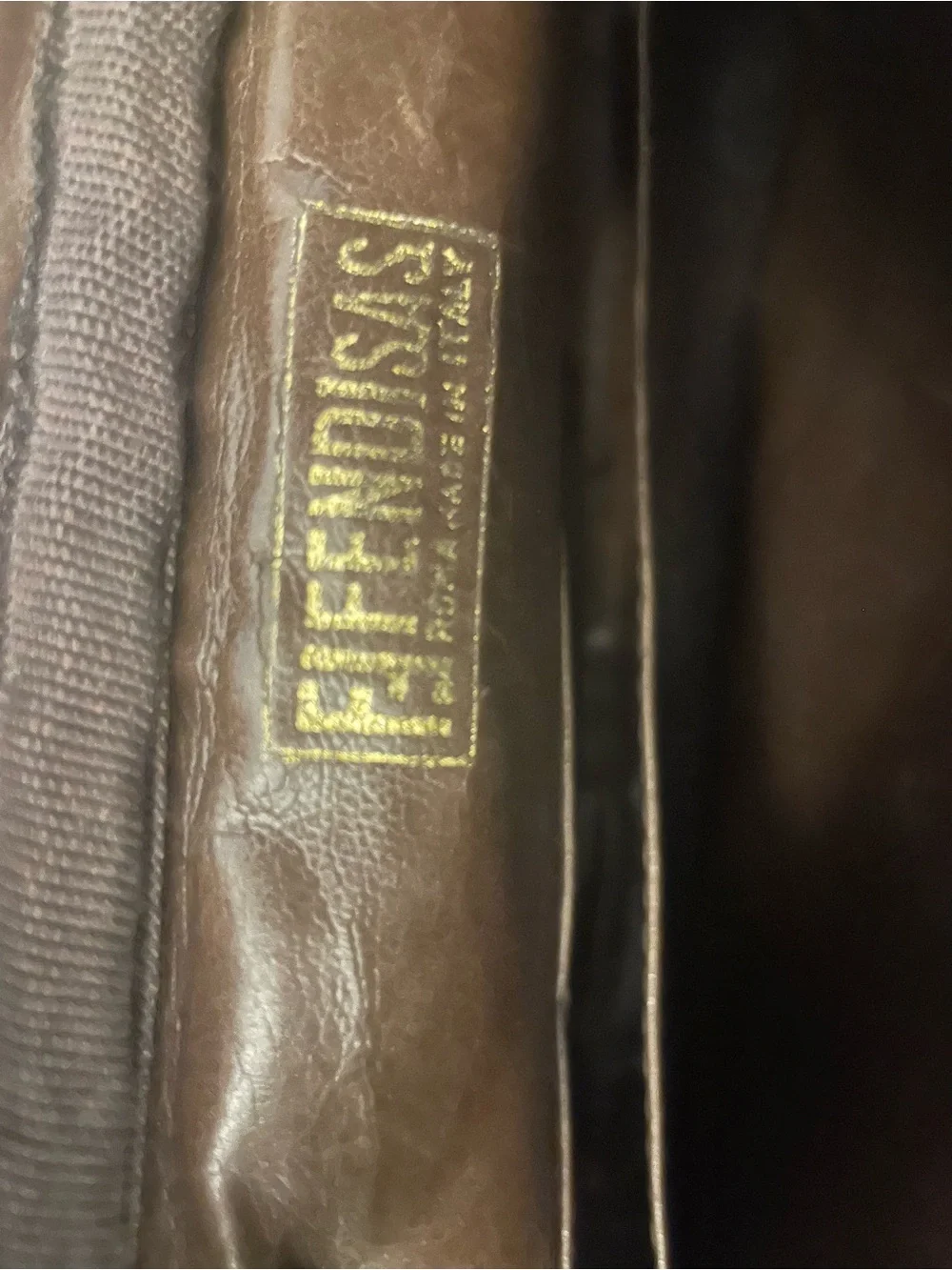 Vintage Fendi Black and Brown FF Monogram Messenger Bag